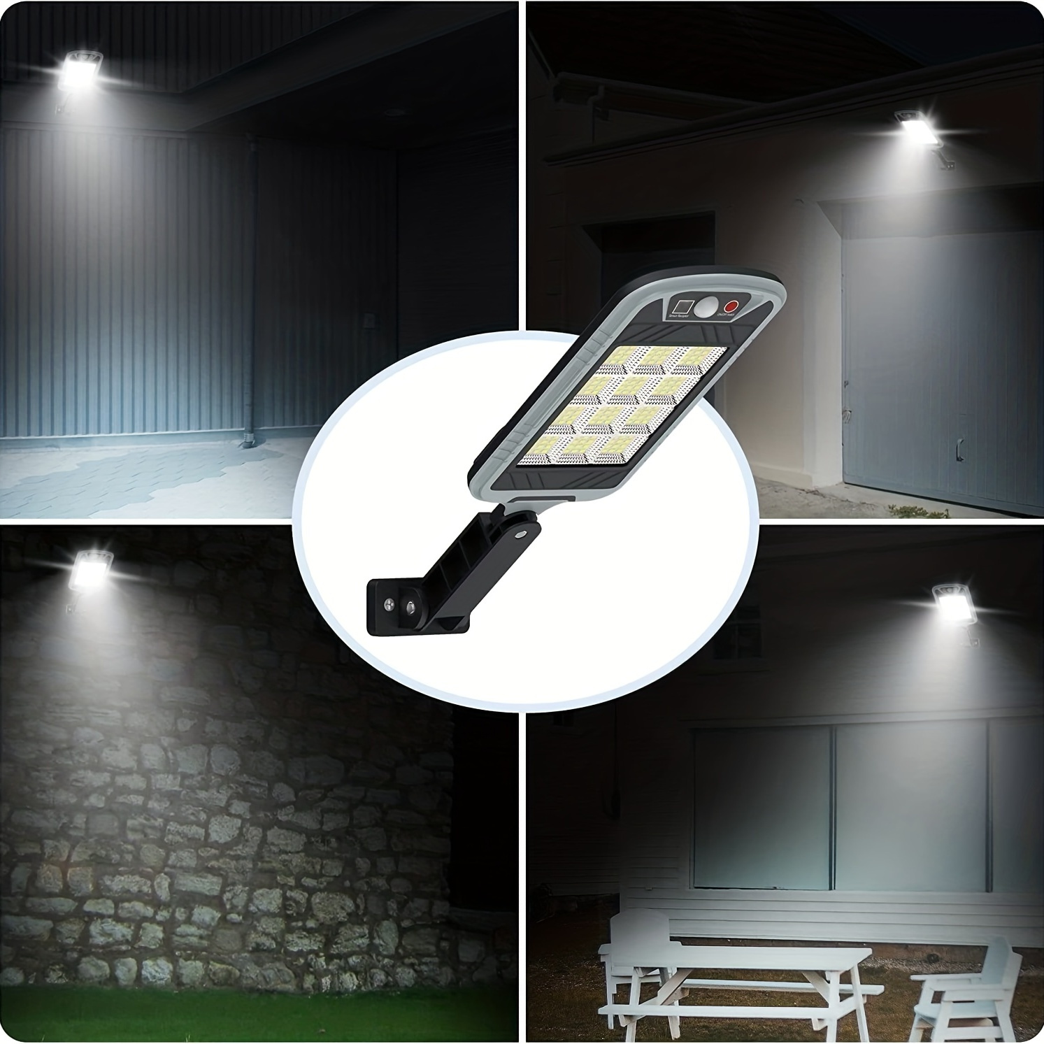 outdoor solar powered motion lights