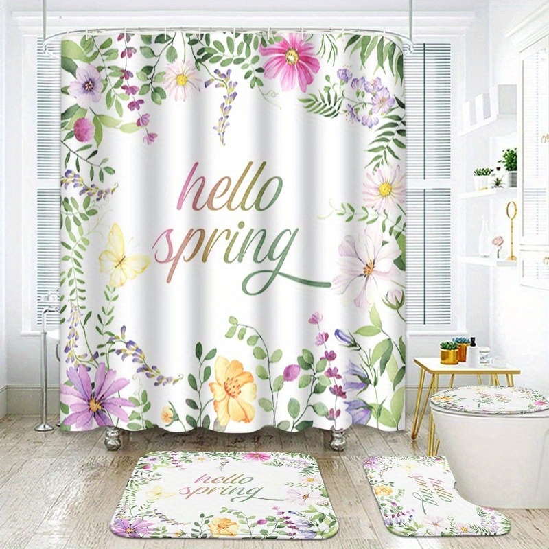 Spring Shower Curtain - Temu