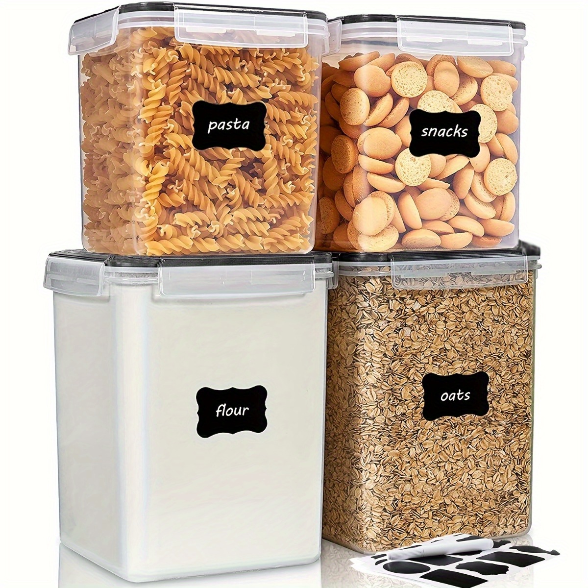 Extra Tall Food Storage Containers With Lids Bpa Free Pp - Temu