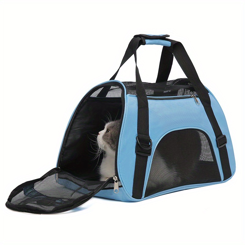 

Pet Air Transport Bag, Cat Travel Bag, Portable Foldable Pet Bag, Air Approved Pet Carrying Bag, Breathable And Foldable Pet Bag