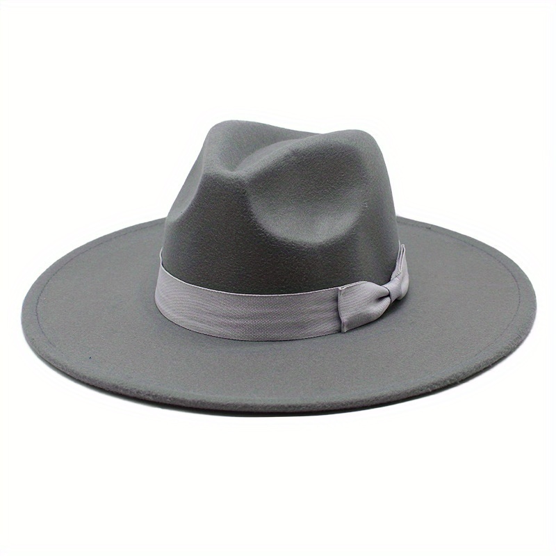 1pc Fedora Hats Wide Brim Fedora Hats For Women Men