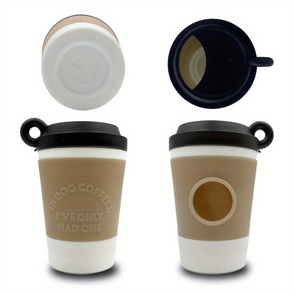 

Creative Coffee Cup-shaped Pet Poop Bag Dispenser, Portable Pet Waste Bag Storage Box