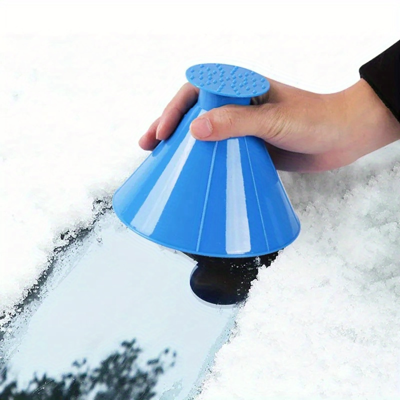 Car Ice Scraper, Windschutzscheiben-Schneeschaufel, Runder Kegel Aus  Kunststoff-Schneeschaufel - 2 Stück / 4 Stück - Temu Germany