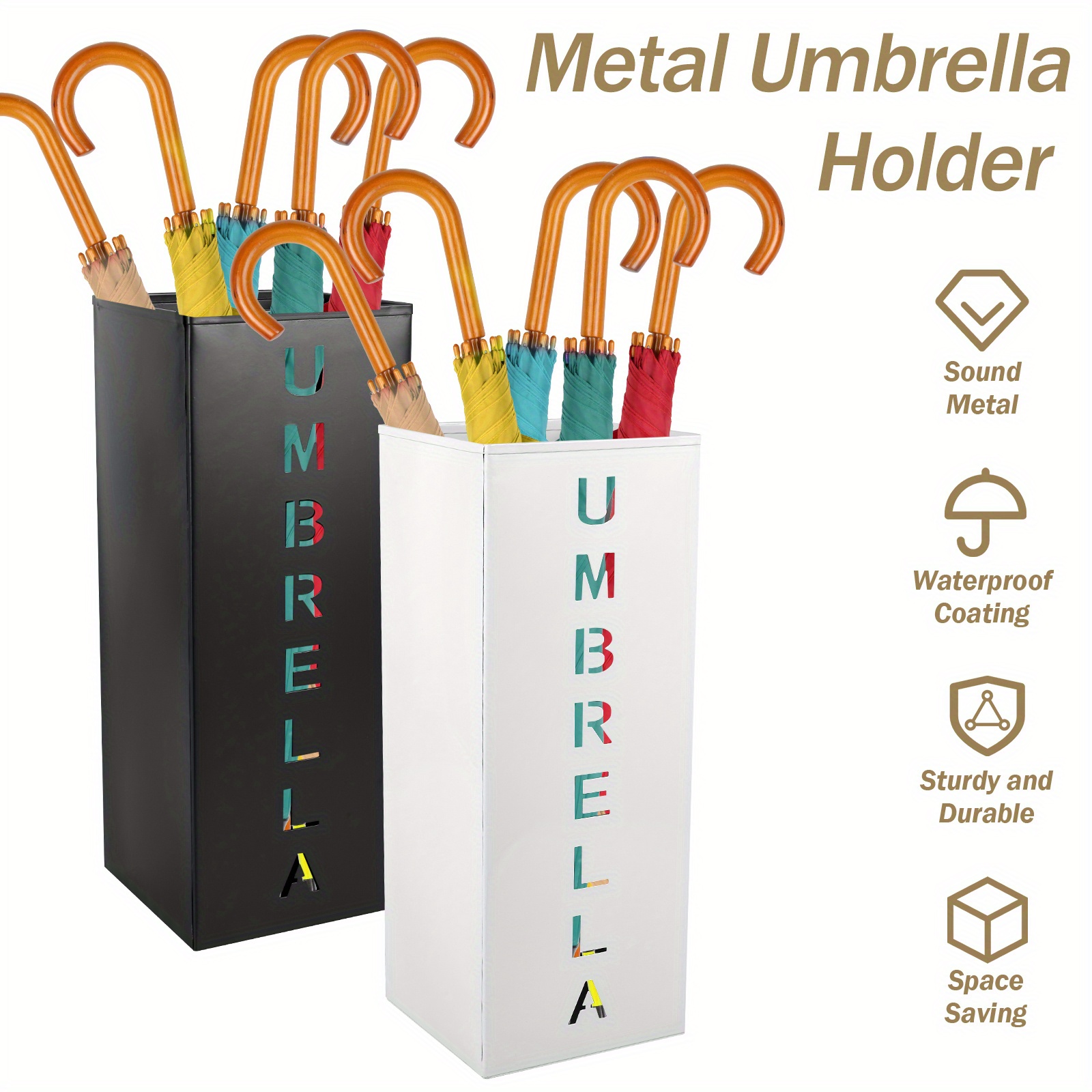1 pièce Portable Adhésif Parapluie Support Avec Multifonctionnel