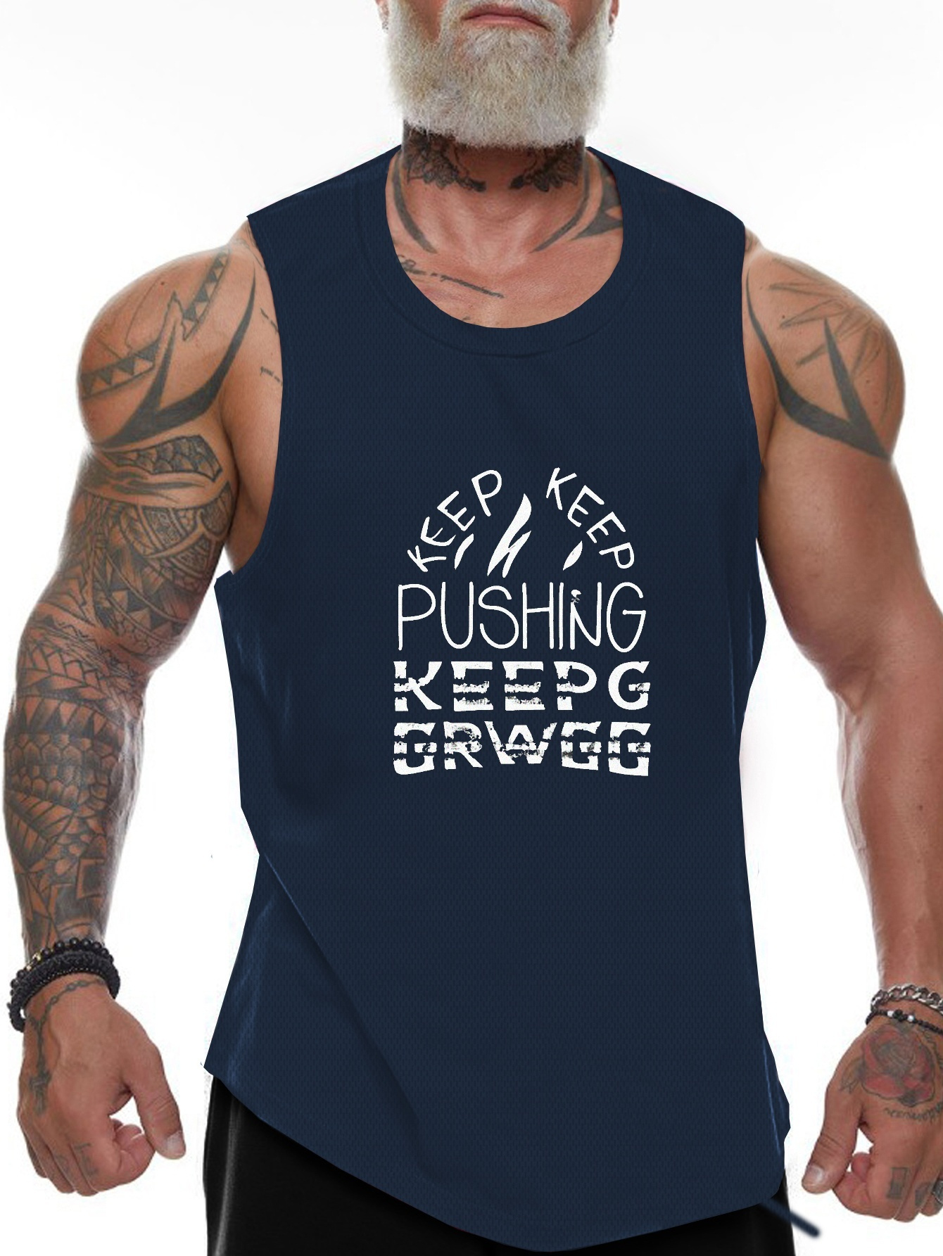 Plus Size Tank Top Camiseta Sin Mangas Estampado Gráfico - Temu Chile