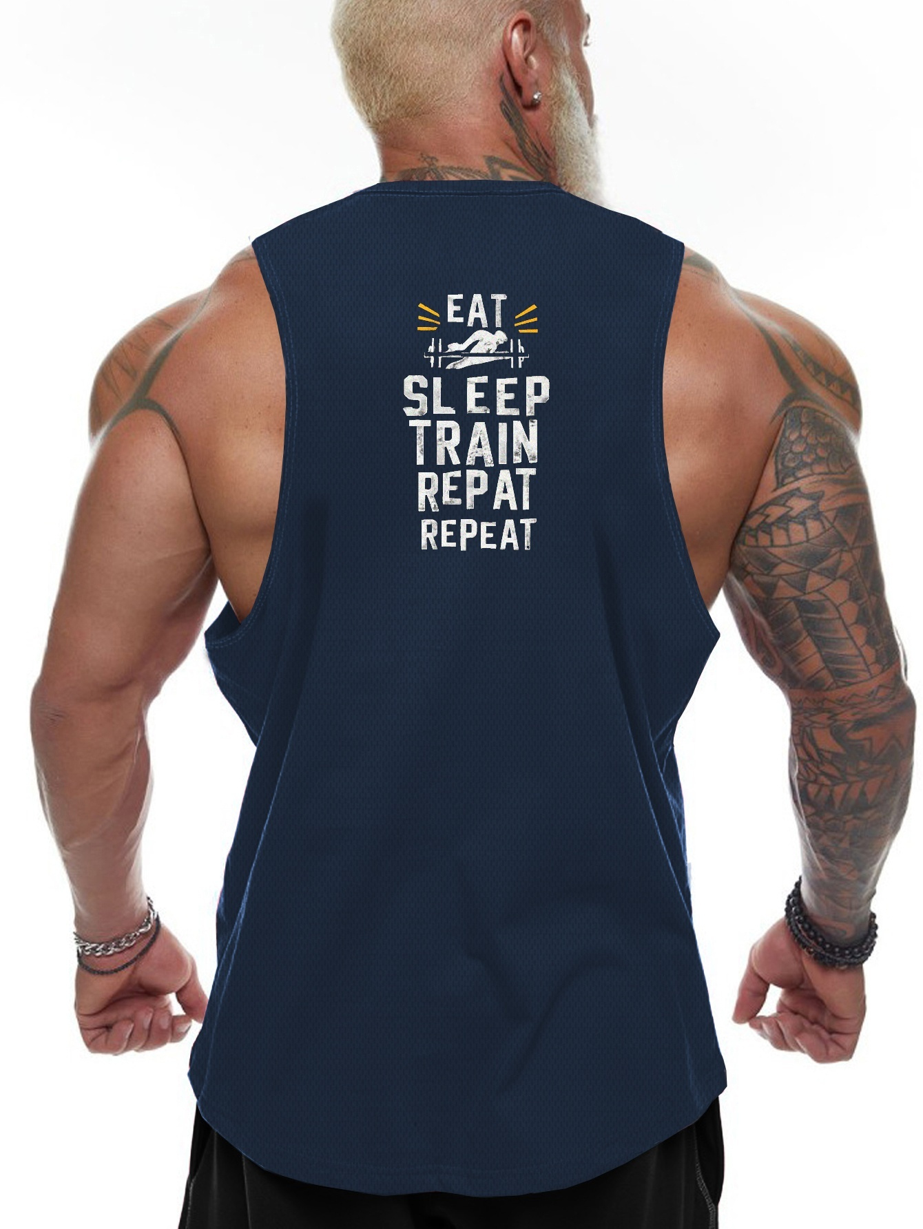 T Shirt Eat, Sleep, Train, Repeat - Pour Homme