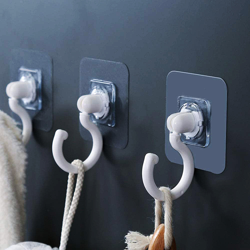 6Pcs Adhesive Ceiling Hooks for Popcorn Concrete Textured Ceiling