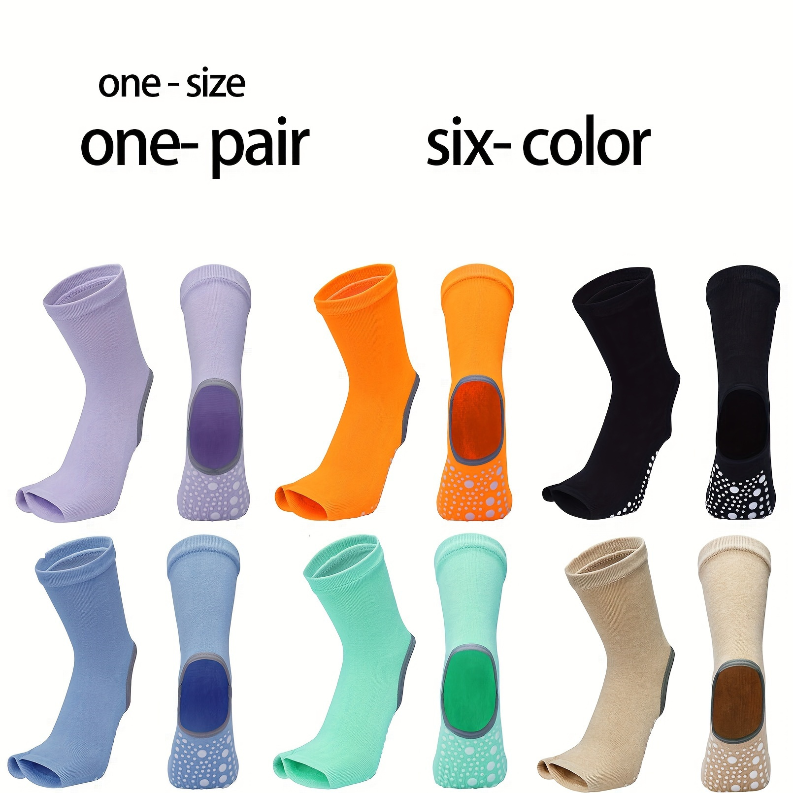 Split-Toe Yoga Socks Combed Cotton Anti-Slip Backless Open-Fingered Dance  Dispensing Two-Toe Socks - China Socks and Sports Socks price