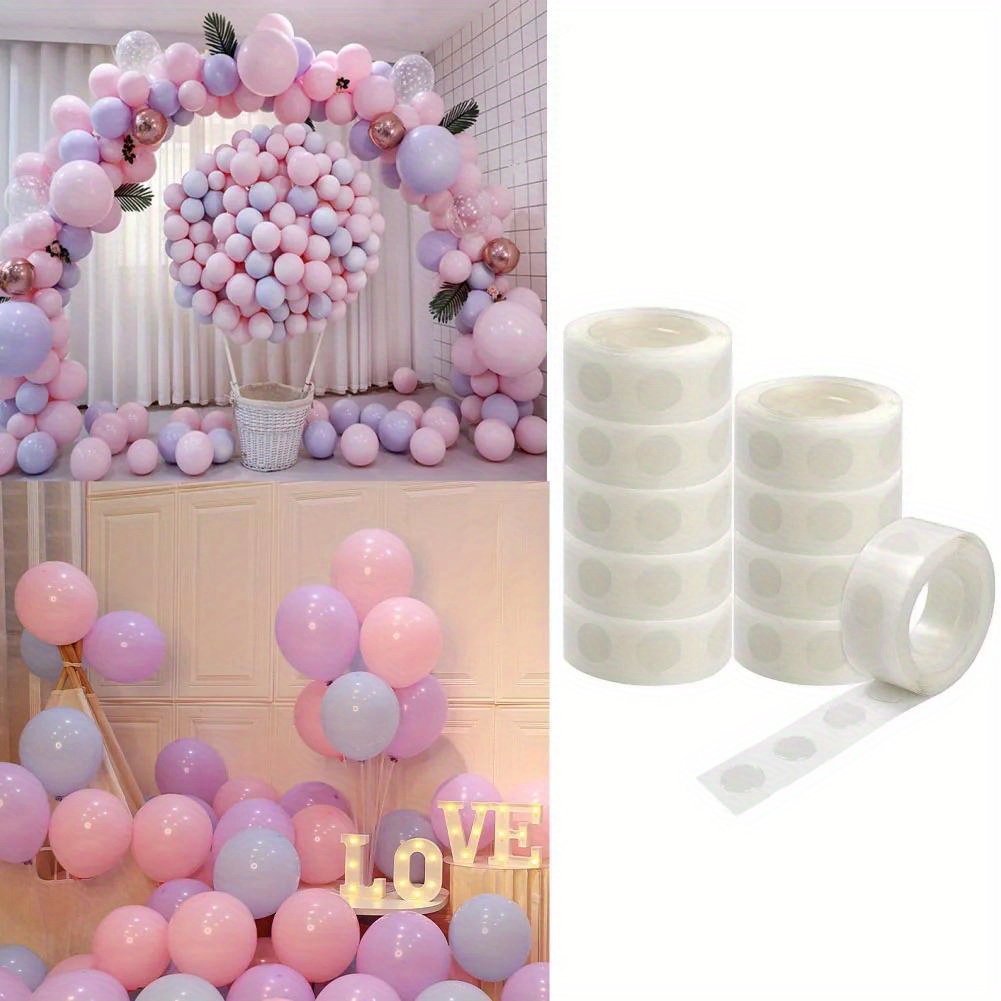 100Pcs Glue Pionts For Baby Shower Birthday Party and Wedding Decoration  Dots Super Glue Double Sided Rubber Adhesive Balloon