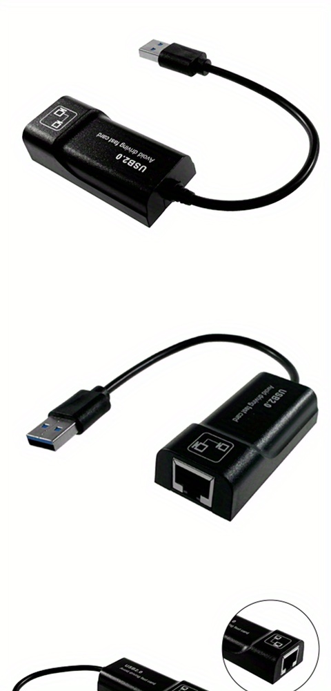 Adaptador USB Tipo A a RJ45 Hembra - ARGOM - ARGCB0045