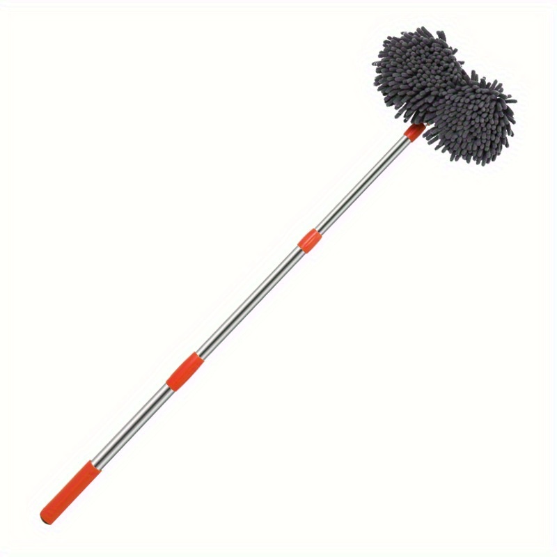 Microfiber Car Wash Brush Mop Kit Mitt Sponge With Long - Temu