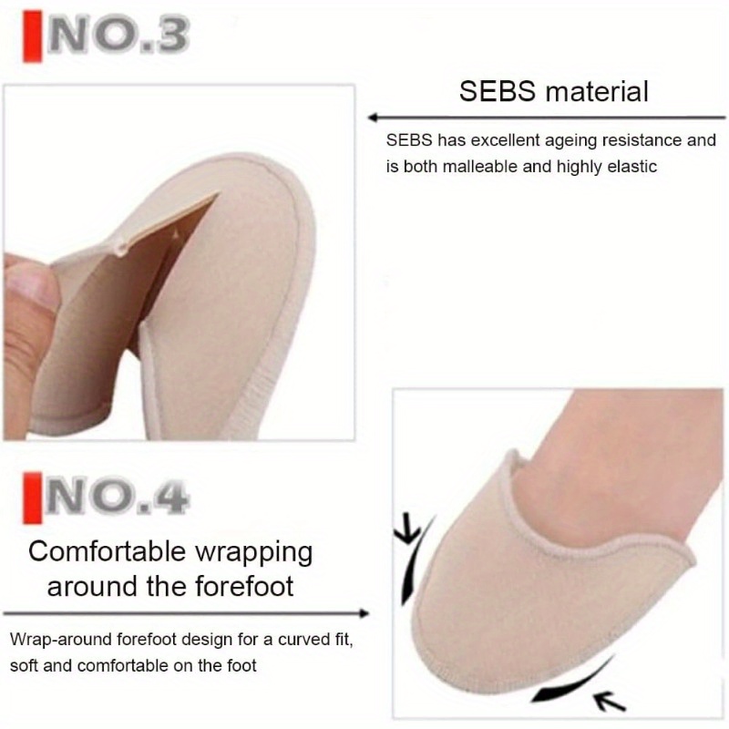 Toe Pouches Pad Ballet Dance Pointe Shoe Socks Pad Knitted - Temu