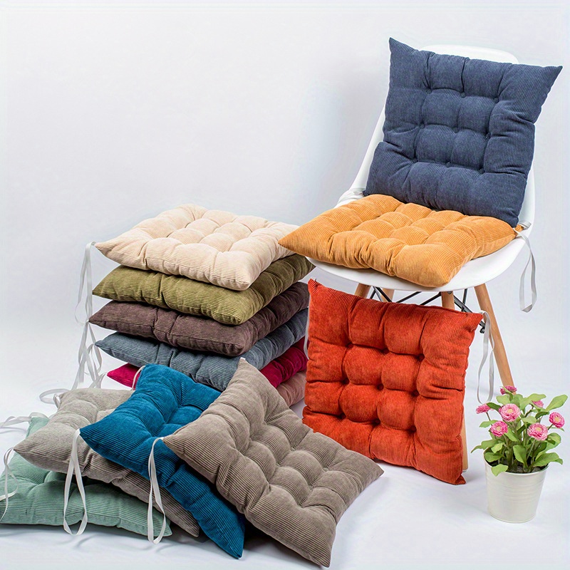 Corduroy Futon Cushions round Thickened Chair Cushion - Temu