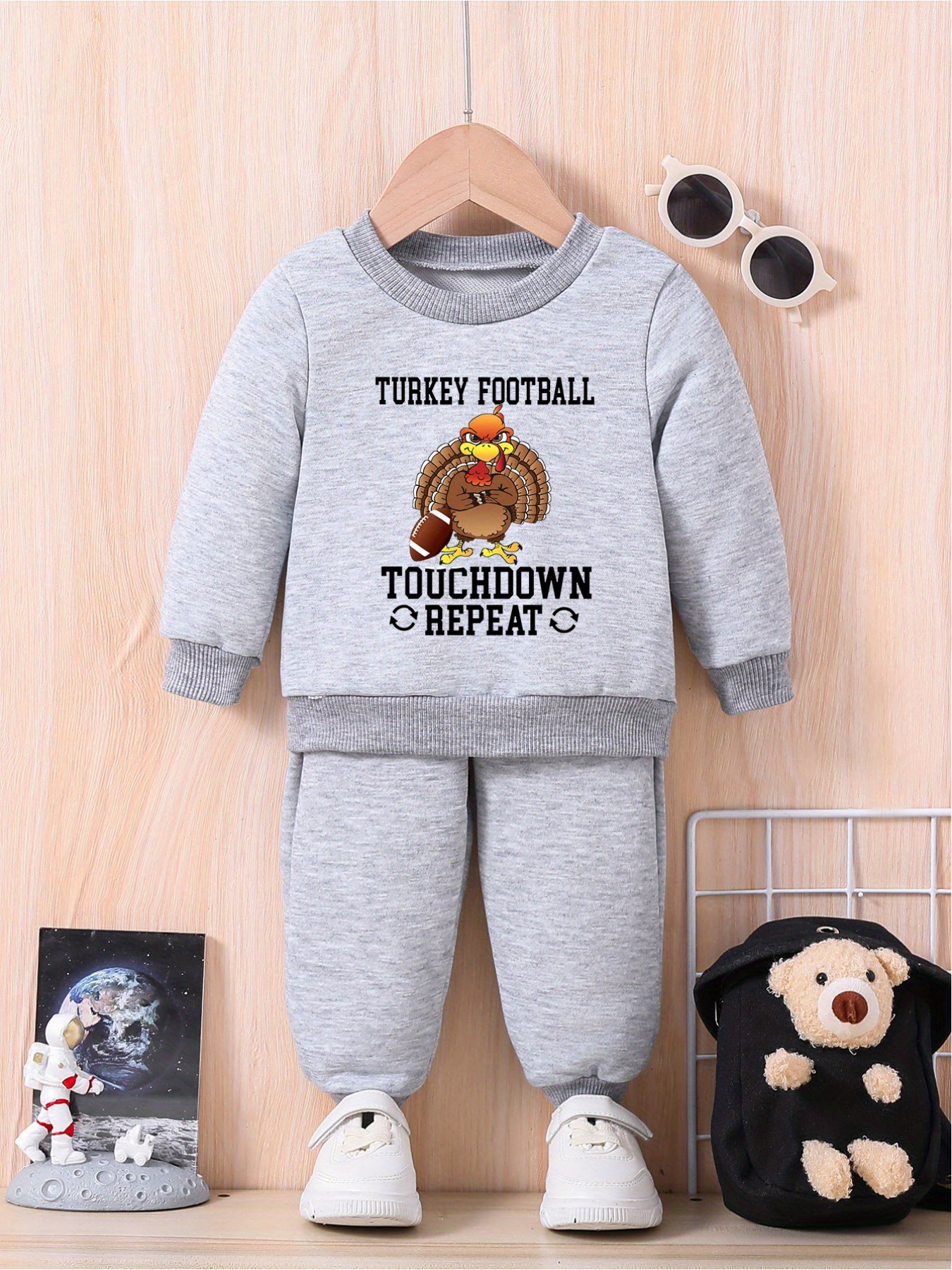 Graphic Print Pullover Sweatshirts Long Sleeve Crew Neck - Australia