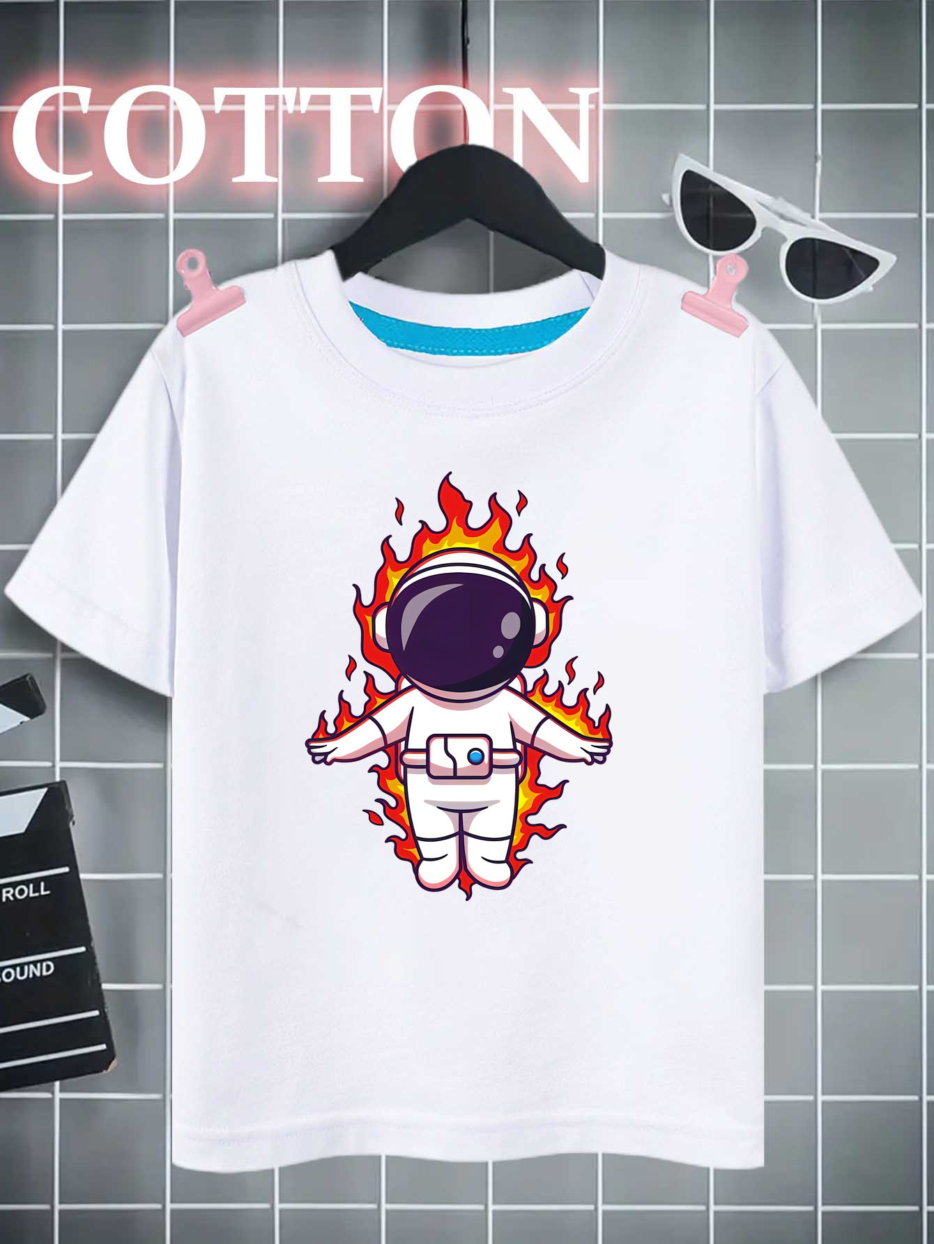 Kids White T Shirt -  Norway