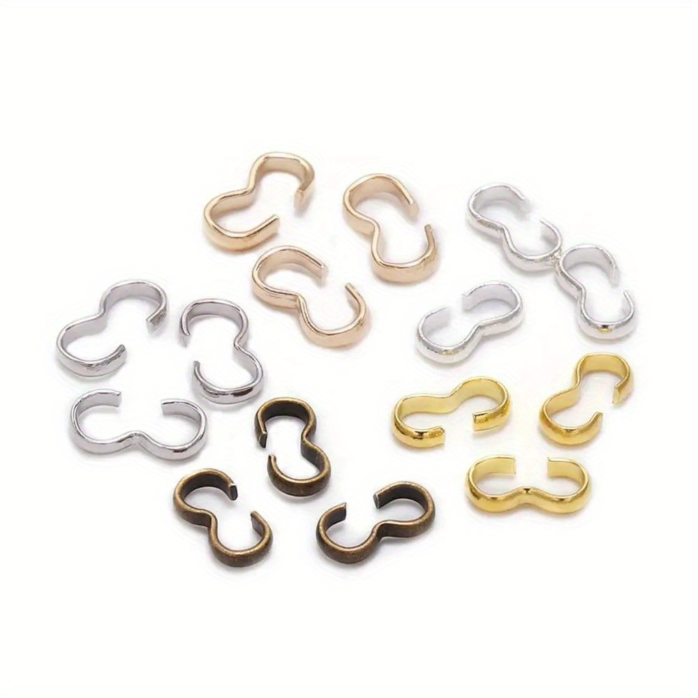 20Pcs Stainless Steel Golden Color S Shape Clasps S-Hook Clasps Connectors  DIY Necklace Hooks Connectors Bracelets Jewelry Making Finding