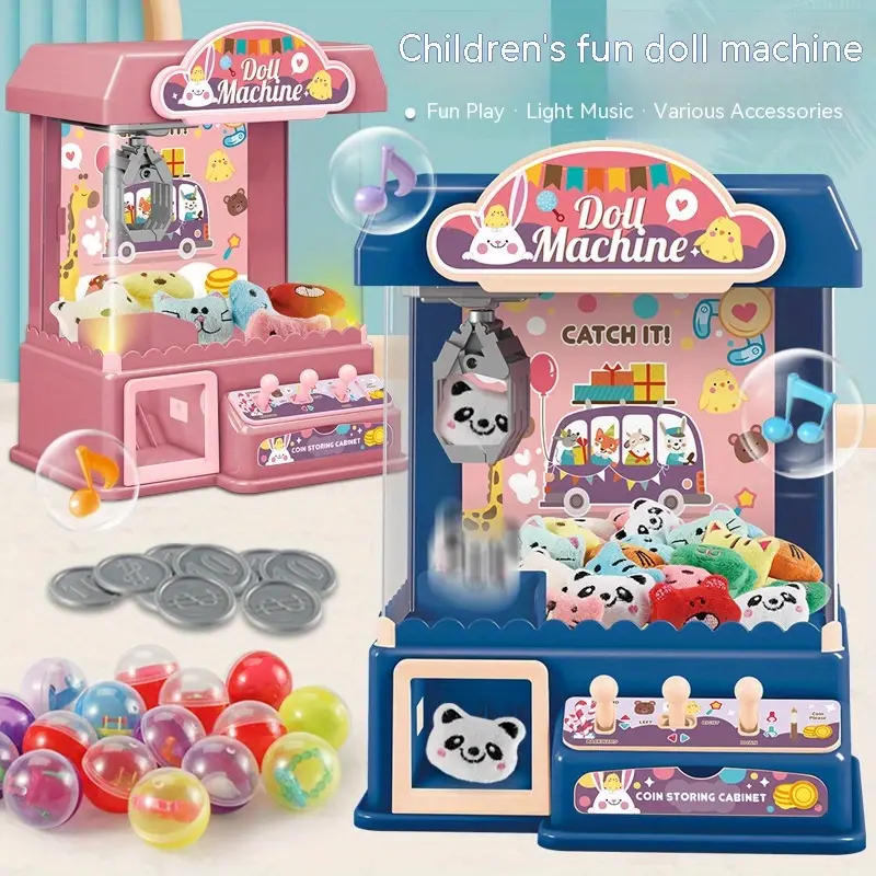2023 New,children's Small Electric Claw Machine With Usb Twist Egg