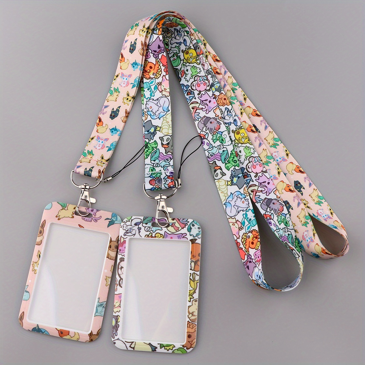 20pcs/30pcs Lanyard Suitable for ID Card Badge Children's Lanyard with Clip Rotating Hook,Temu