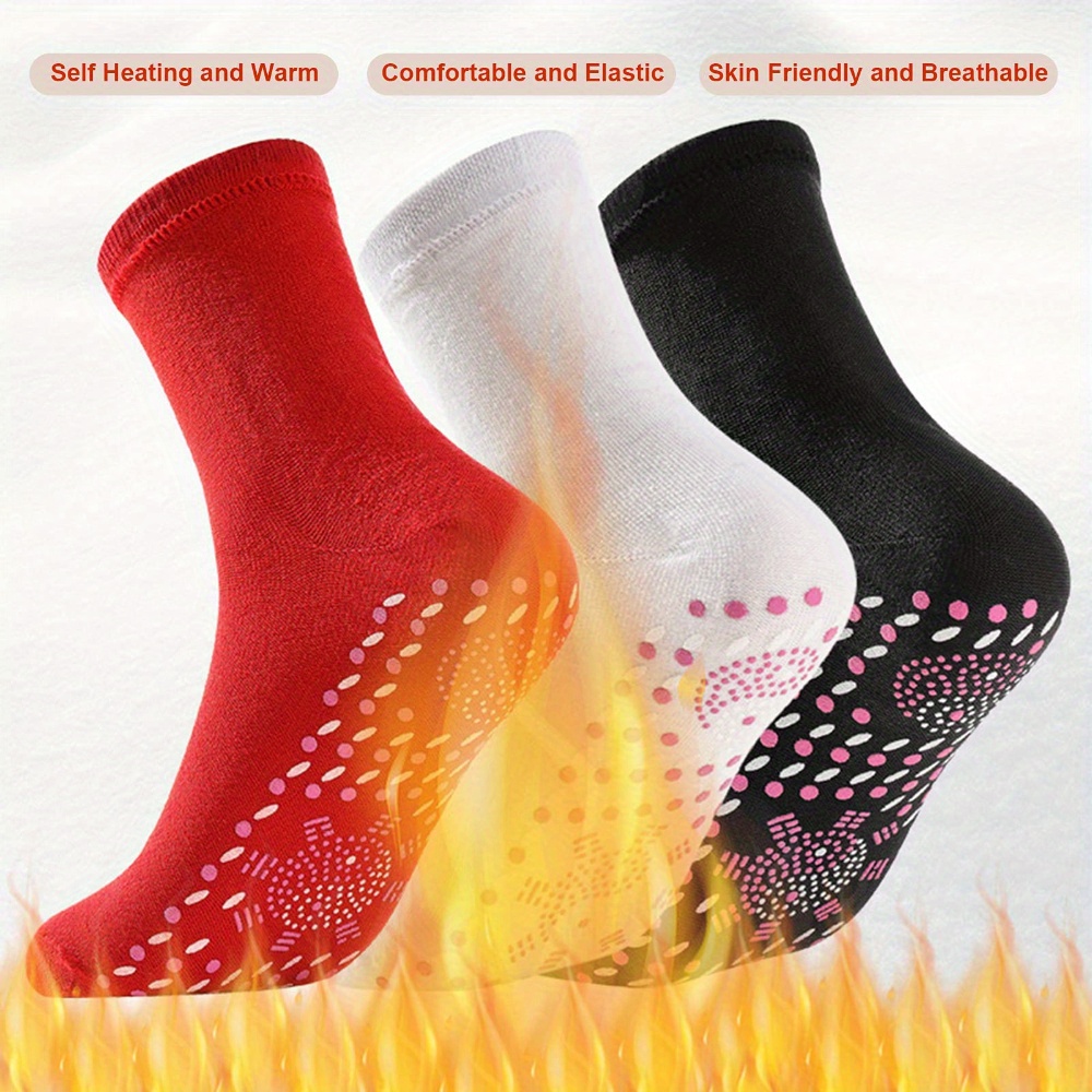 Calcetines impermeables transpirables para esquí, medias de tubo medio para  senderismo, protección de pies, invierno, 1 par - AliExpress
