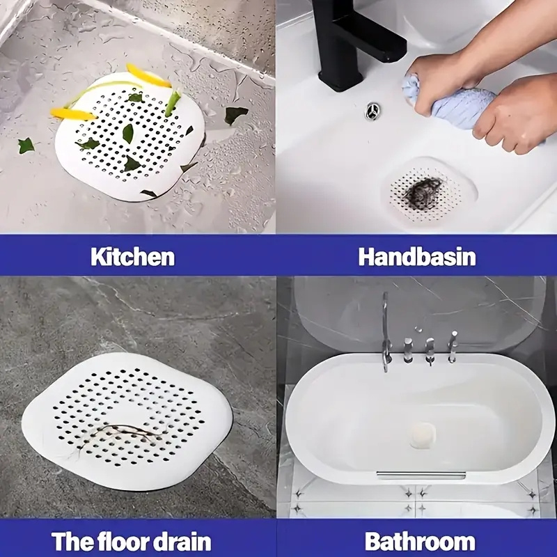 Sink Drain Hair Catcher, Multifunction Drain Cover Filter, Bathtub