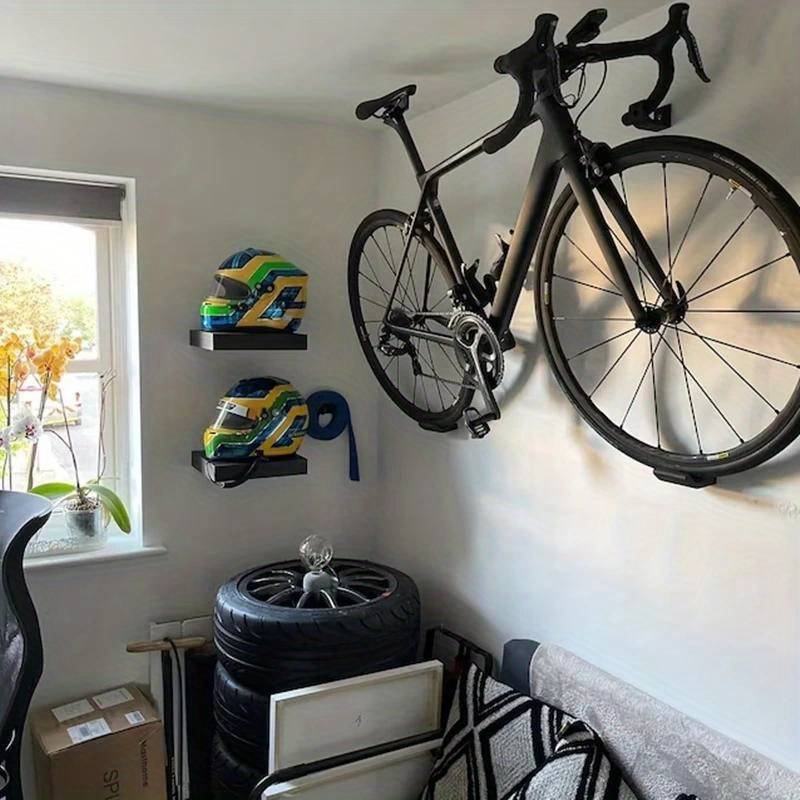 Road Bike Wall Mount For Carbon Frames & Wheels – Space-Saving Display Holder