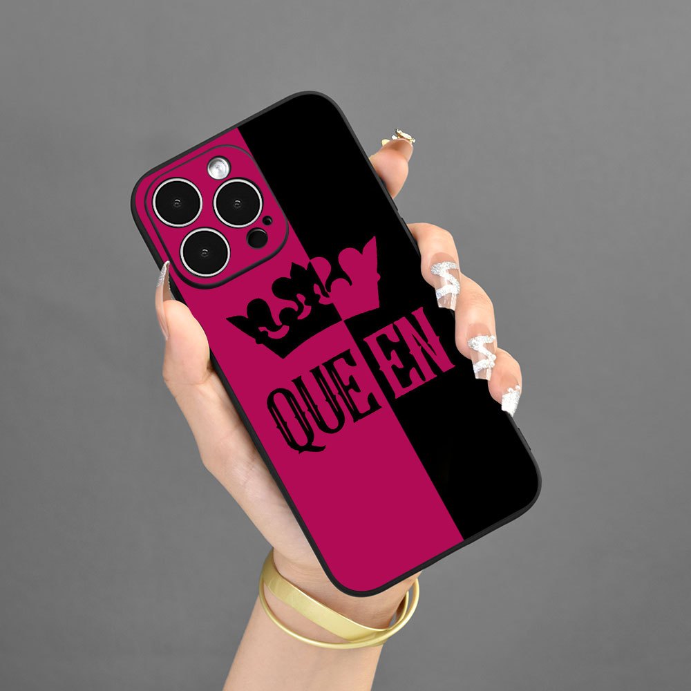 

Queen Crown Graphic Printed Phone Case For Iphone 15 14 13 12 11 X Xr Xs 8 7 Mini Plus Pro Max Se, Gift For Easter Day, Christmas Halloween Deco/gift For Girlfriend, Boyfriend, Friend Or Yourself