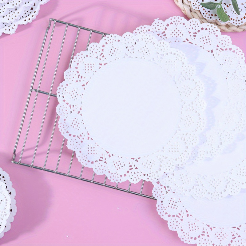 Paper Doilies Assorted Sizes Doilies For Food Disposable - Temu