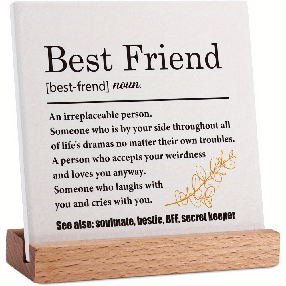 Best Friend Definition Gifts For Women Friend Friendship - Temu