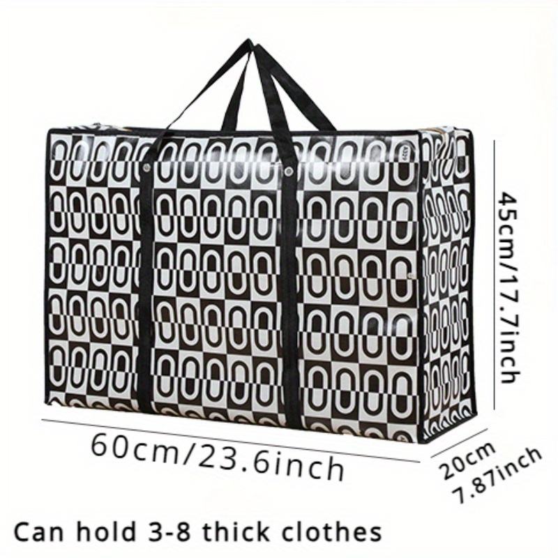 Extra Large Moving Bags Zippers Carrying Handles Heavy duty Temu