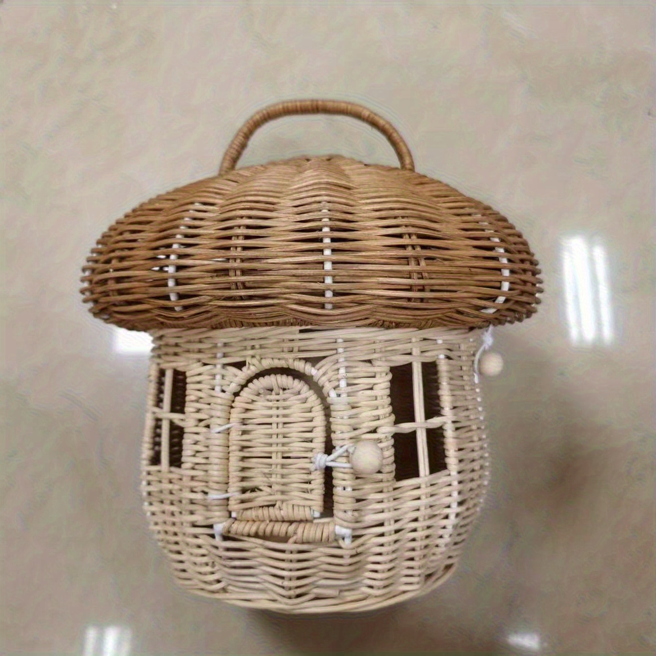 Rattan Mushroom Basket