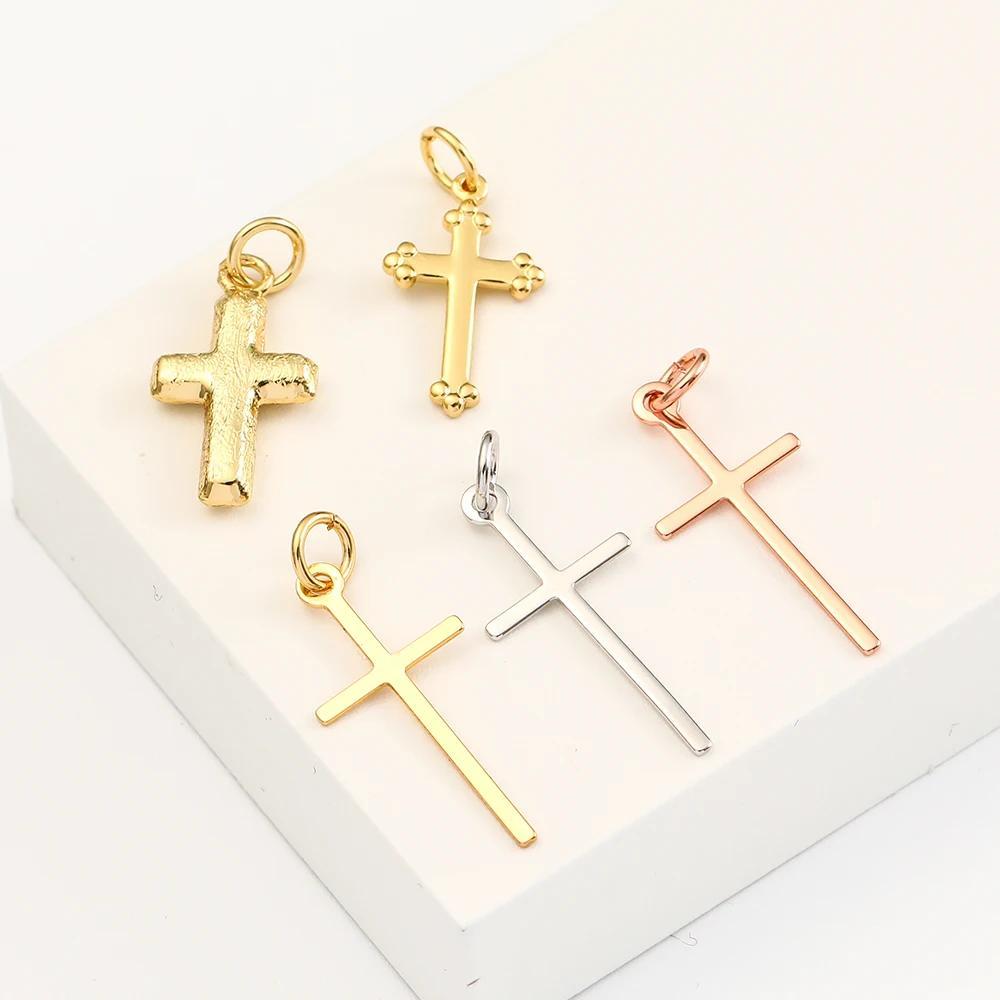 Crosses Jewelry Charms For Jewelry Making Cute Copper Cross - Temu