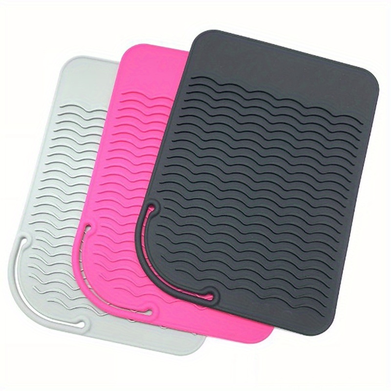 Heat Resistant Silicone Mat For Hair Straighteners Flat - Temu