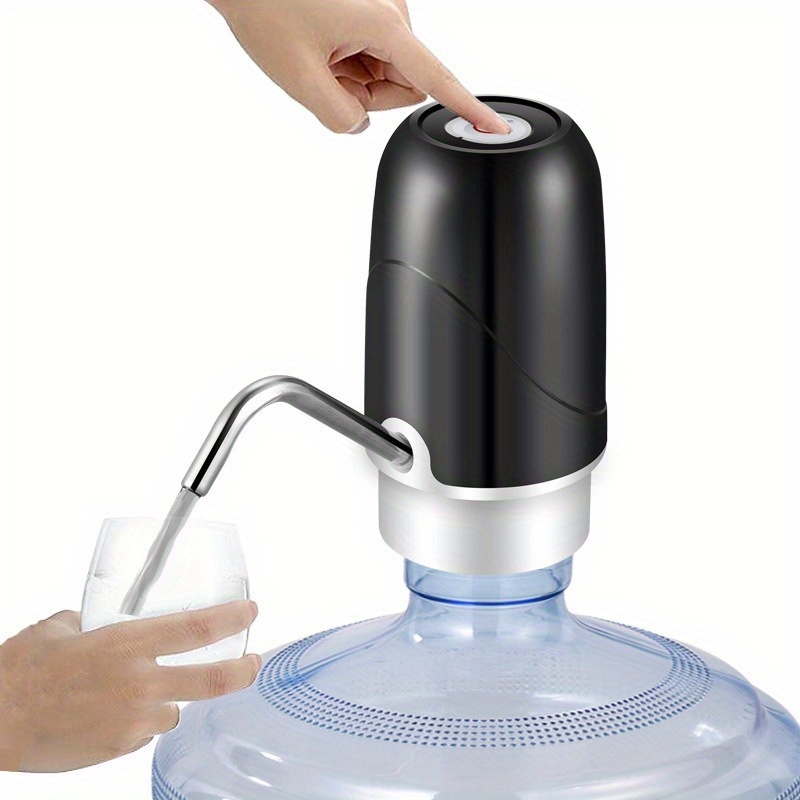Bomba de agua para botella de 5 galones, dispensador de agua eléctrico de 5  galones, bomba de botella de agua potable universal con carga USB
