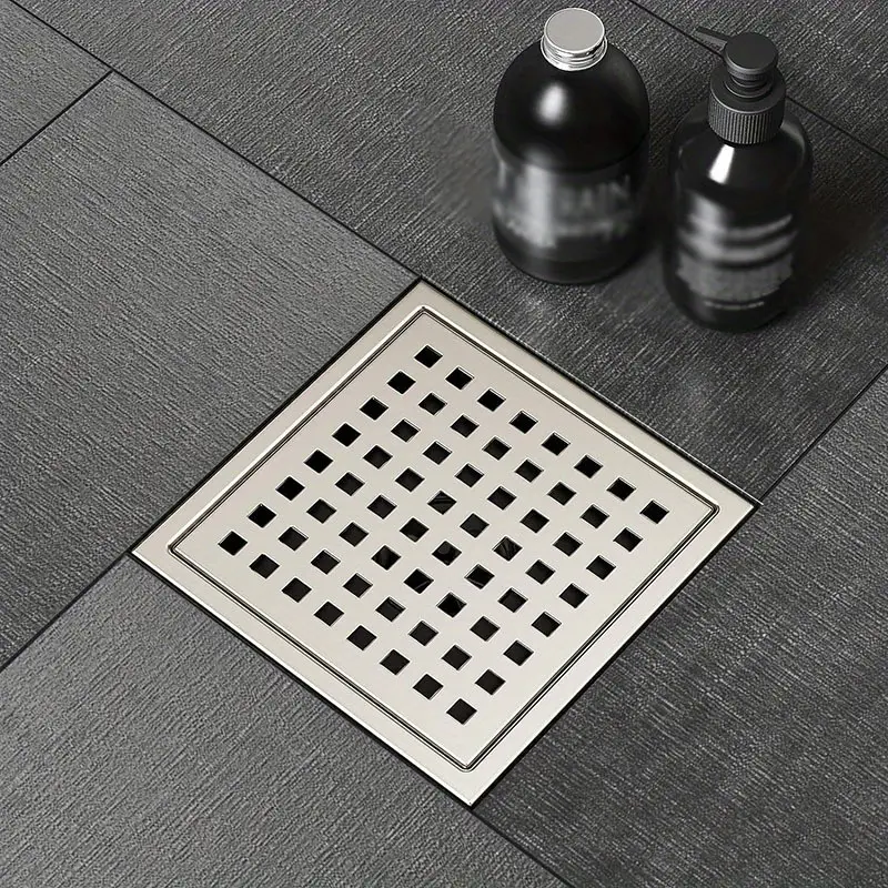 Stainless Steel Floor Drain Cover, Shower Floor Drain With Removable Cover, Shower  Drain Hair Catcher Strainer, Multifunctional Drain Cover Filter For Home  Bathroom, Home Essentials, Bathroom Accessories - Temu