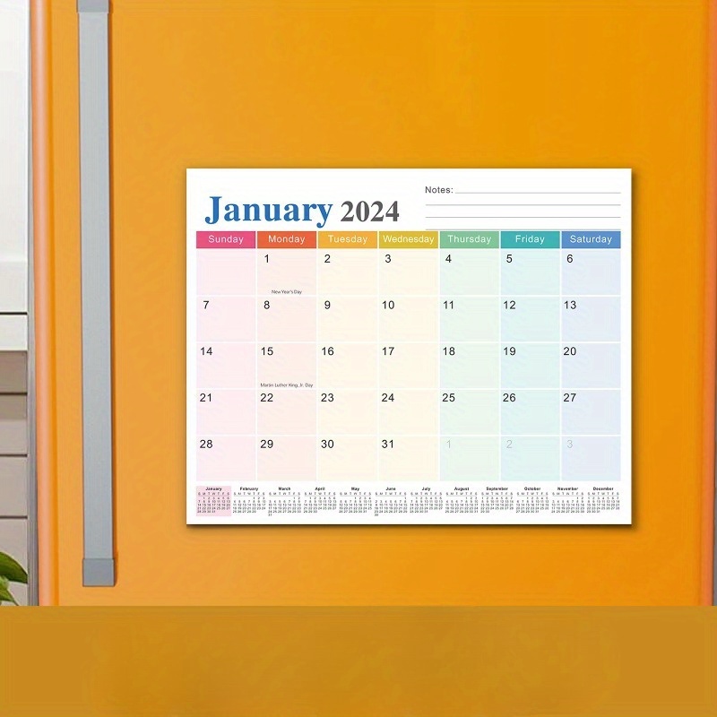 Calendarios imán de nevera del 2024