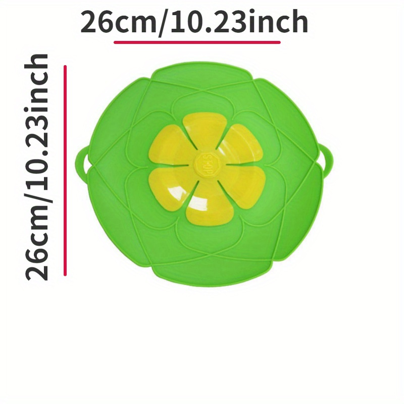 Silicone Spill Stopper Anti-overflow Lid Cover - Green