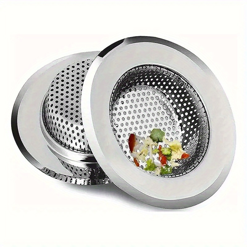  Ayuda para fregadero de acero inoxidable 3 en 1, colador de  drenaje para fregadero de cocina, filtro de olor para fregadero de cocina,  tapón de fregadero de cocina, colador de drenaje