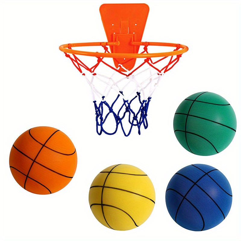 Ballon De Basket-ball Silencieux En Mousse D'entraînement En Intérieur,  Facile À Saisir, Adapté À Diverses Activités Intérieures - Temu France