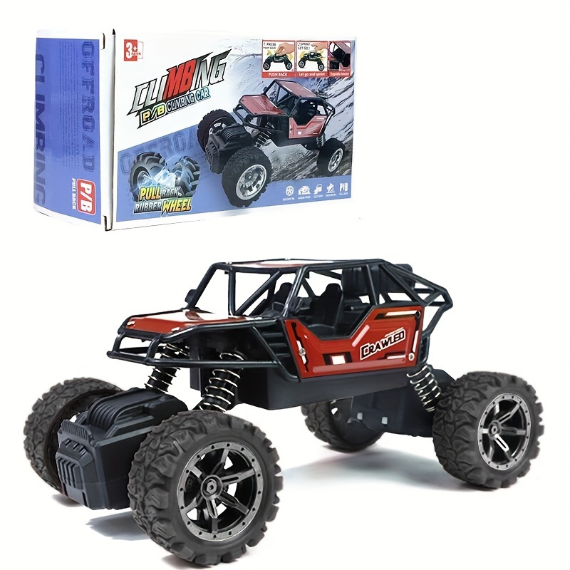Coches de juguete para niños de 1, 2, 3 años, paquete de 3 camiones  monstruos, juguete Push & Go de cocodrilo, impulsado por fricción, auto de