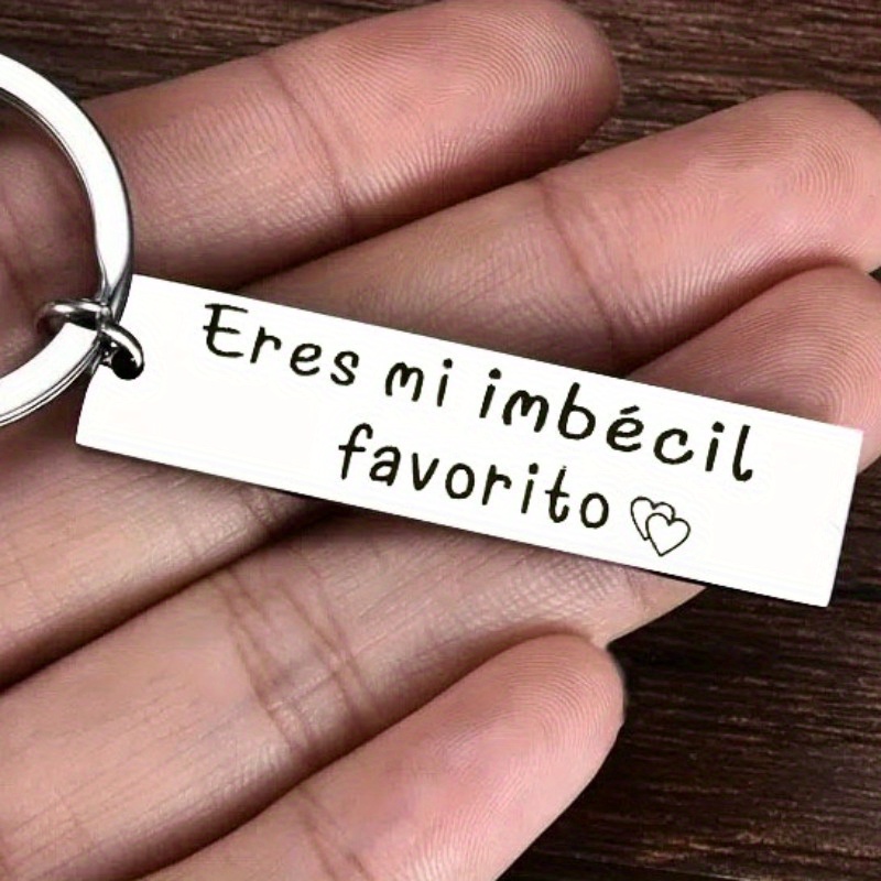 1PC Spanish You Are My Favorite Keychain For Men, Funny Keychain For  Boyfriend Husband