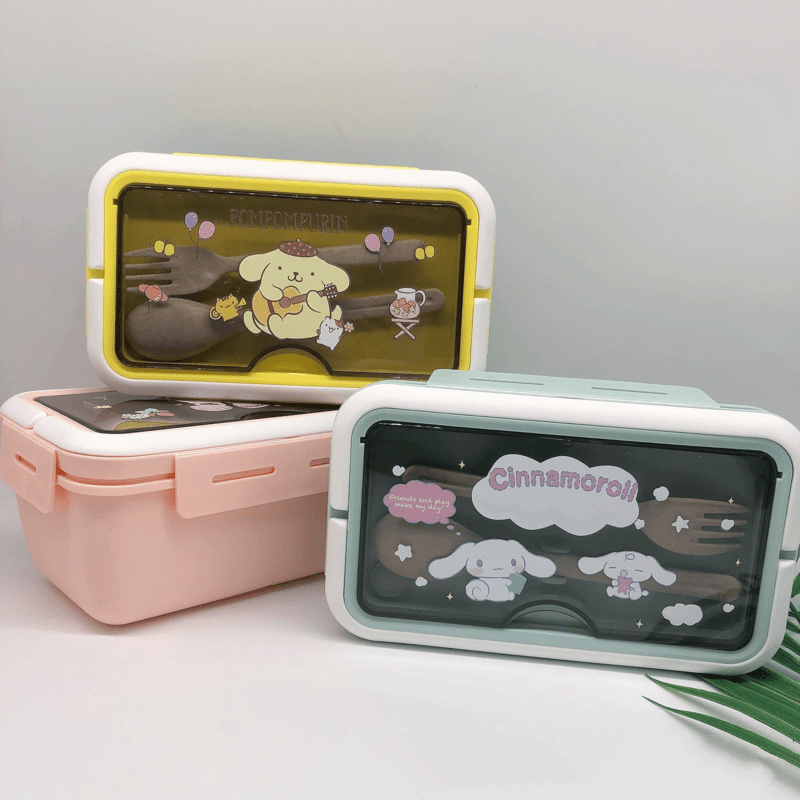 Introducing Sanrio's officially licensed product, Cinnamoroll Bento Lunch  Box (Music). With a generous 450-ml capacity and two separate…