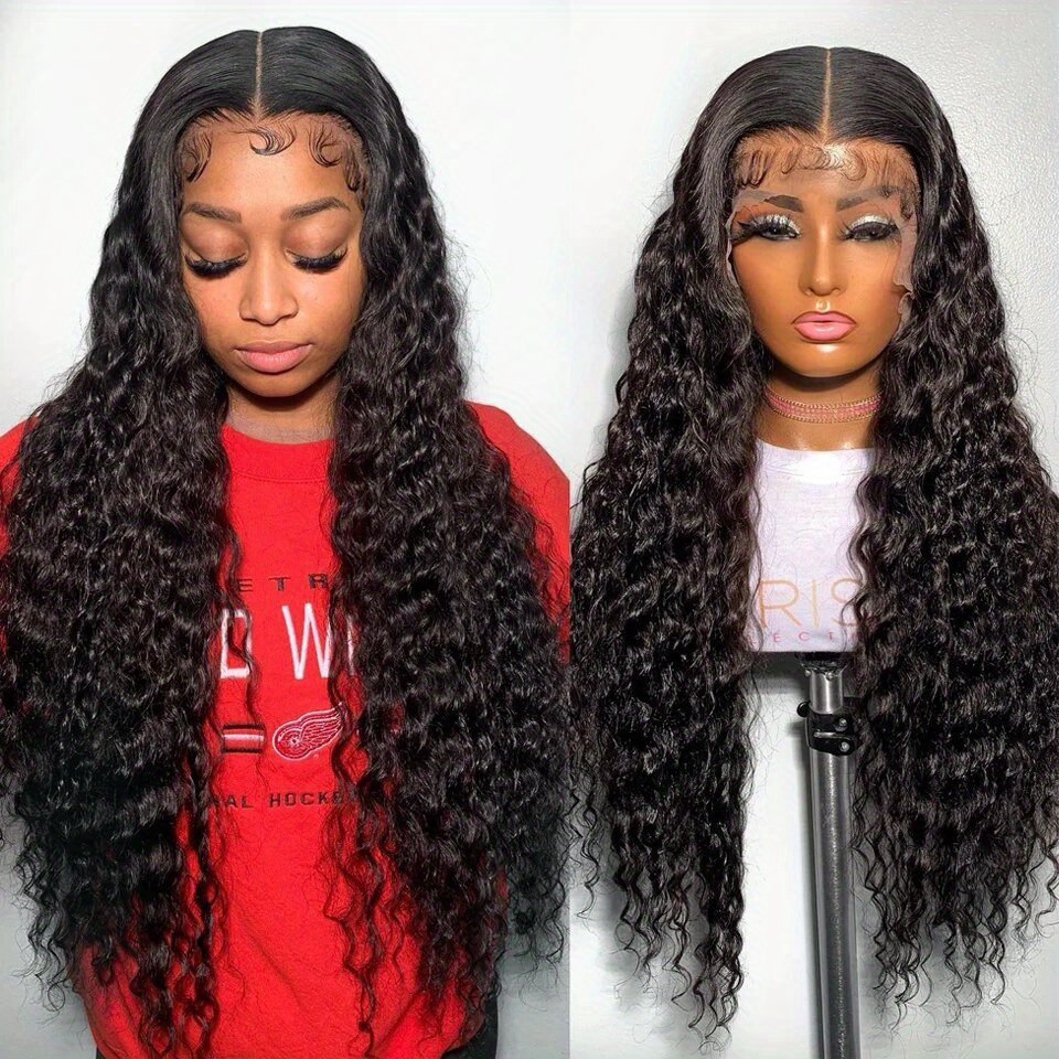 Hd Transparent 360 Lace Frontal Wig Pre plucked - Temu