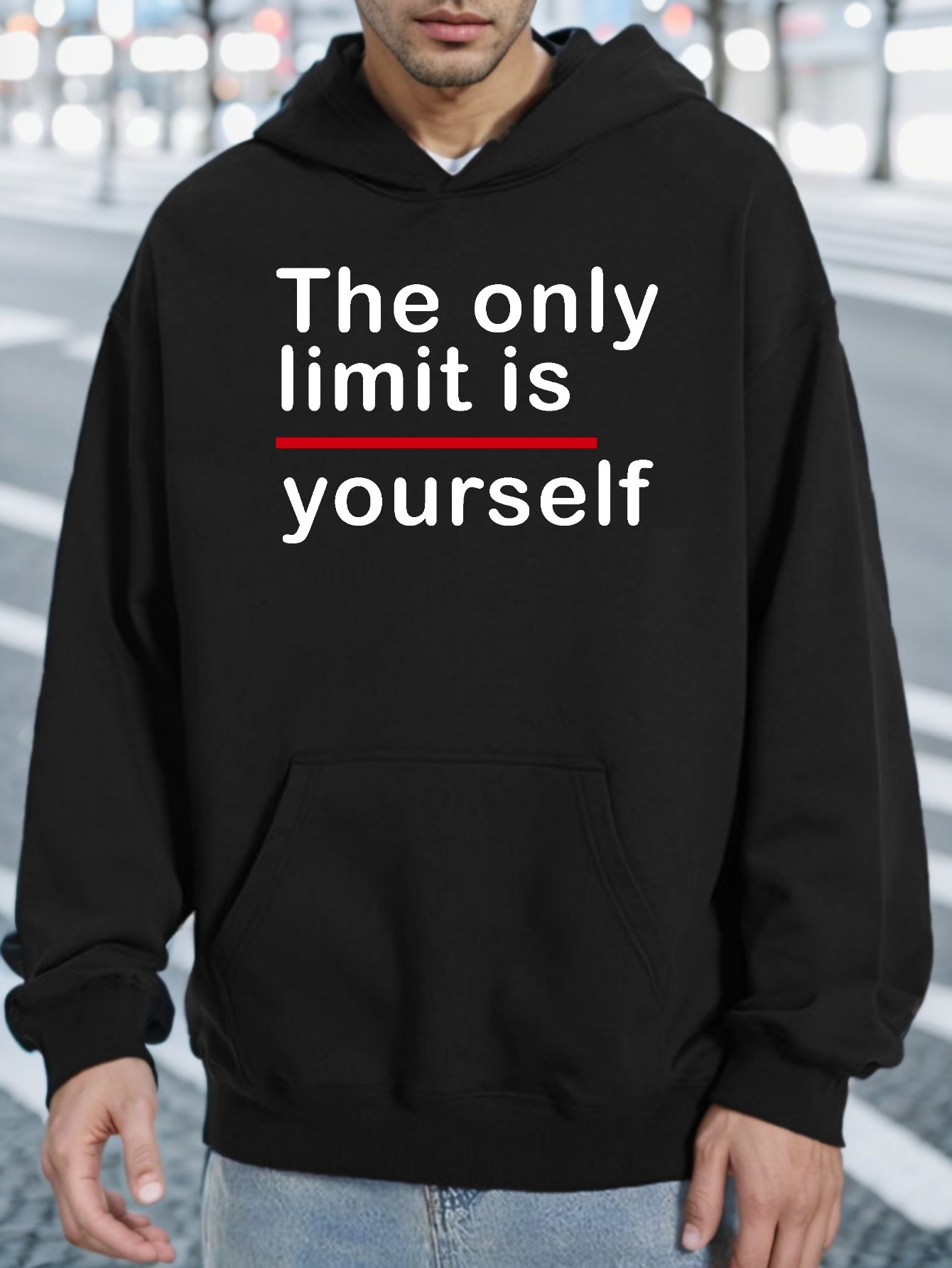 Mens discount slogan hoodies