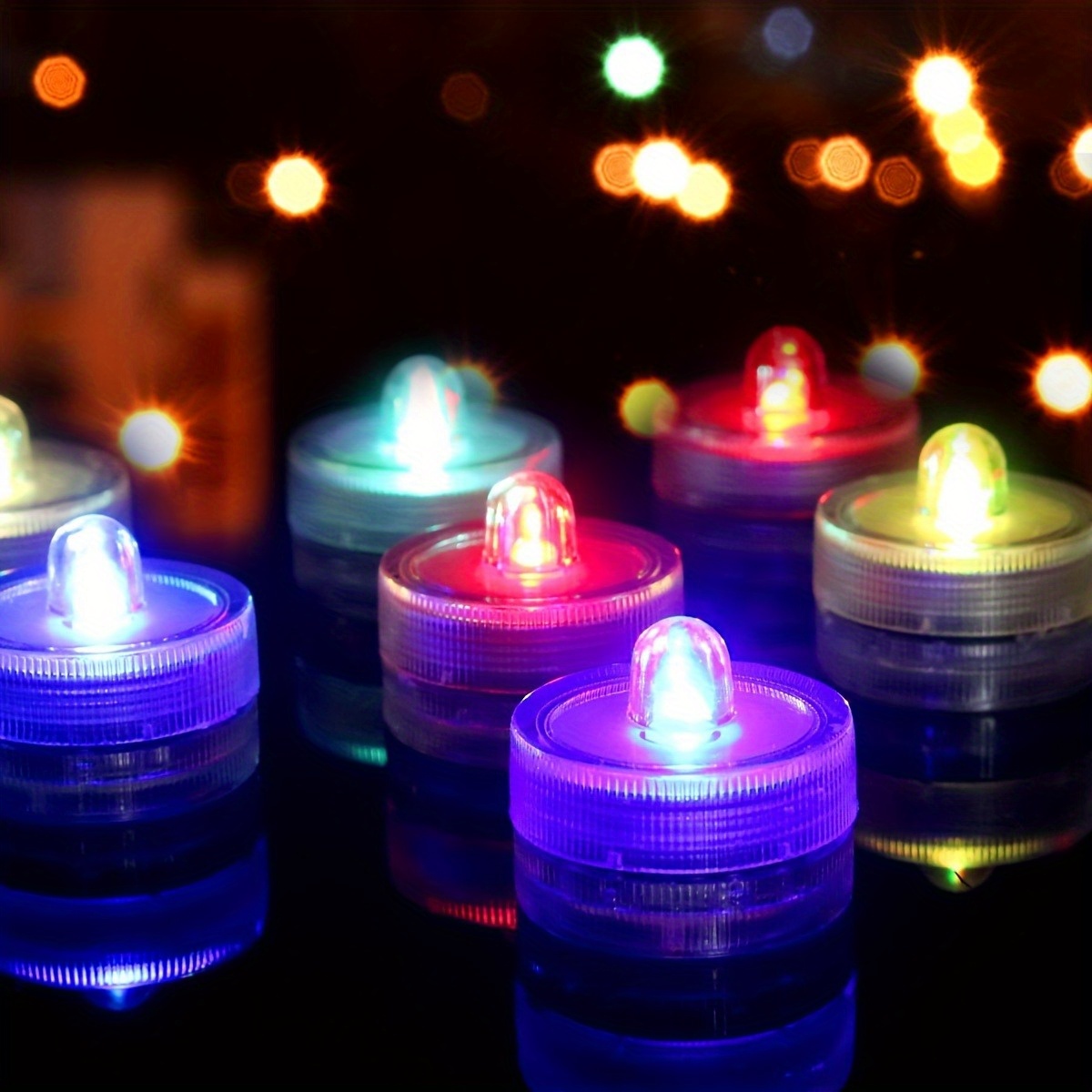 10 Piezas Mini Luces Calabaza: Luz Led Sumergible Pilas - Temu Chile