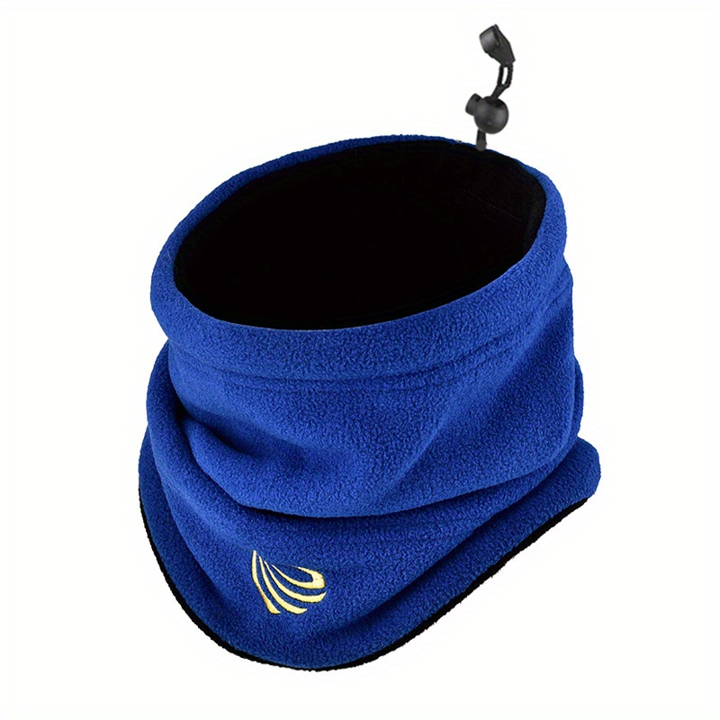 Adjustable Fleece Neck Gaiter Winter Suitable Winter Sports - Temu