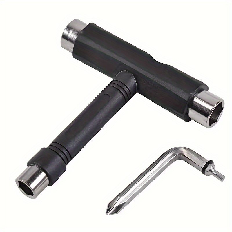 

Portable All-in-one Skate Tool With T-wrench And Cross Head Screwdriver, Roller Skate Repair Tool