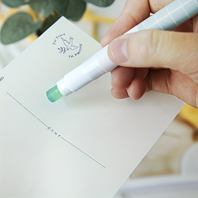 Pen Shape Gluestick Diy Strong Adhesive Glue For Paper File - Temu
