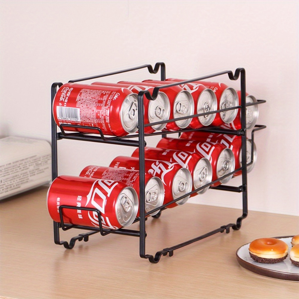 Soda Can Organizer Rack For Pantry Stackable Beverage Soda - Temu