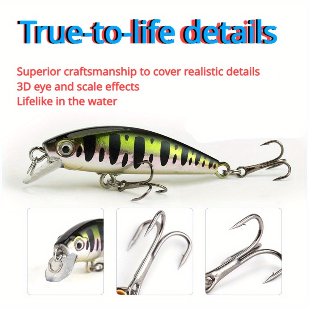 8Pcs/lot Japan Hot Model Floating Minnow Fishing Lures 5cm 4.5g Jerkbait  Bass Pike Carkbait Wobblers Swimbait Professional Bait