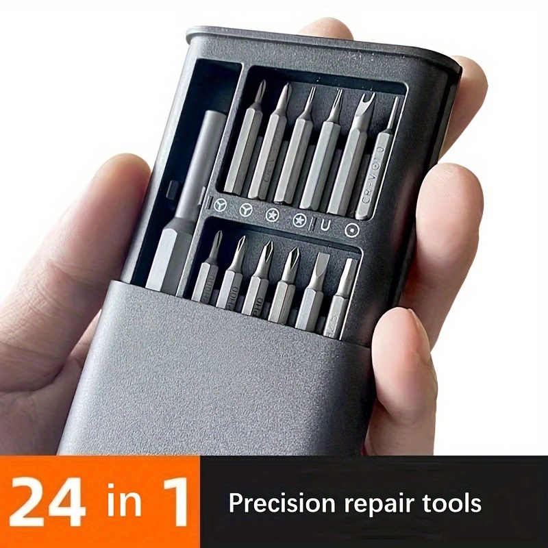 1 Set 6 In 1 Precision Electric Screwdriver Set Manico - Temu Italy